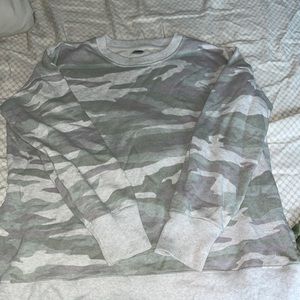 Oversized Aerie Camo Sweatshirt